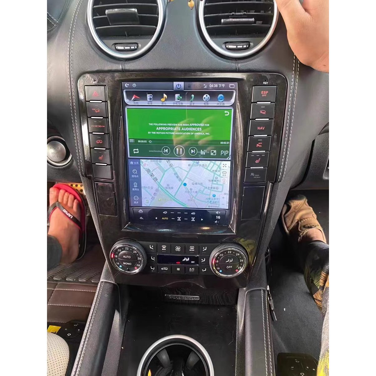 9.7inch 4+64G android 13 car radio multimedia dvd player for Mercedes Benz GL350 2012 LHD with high version