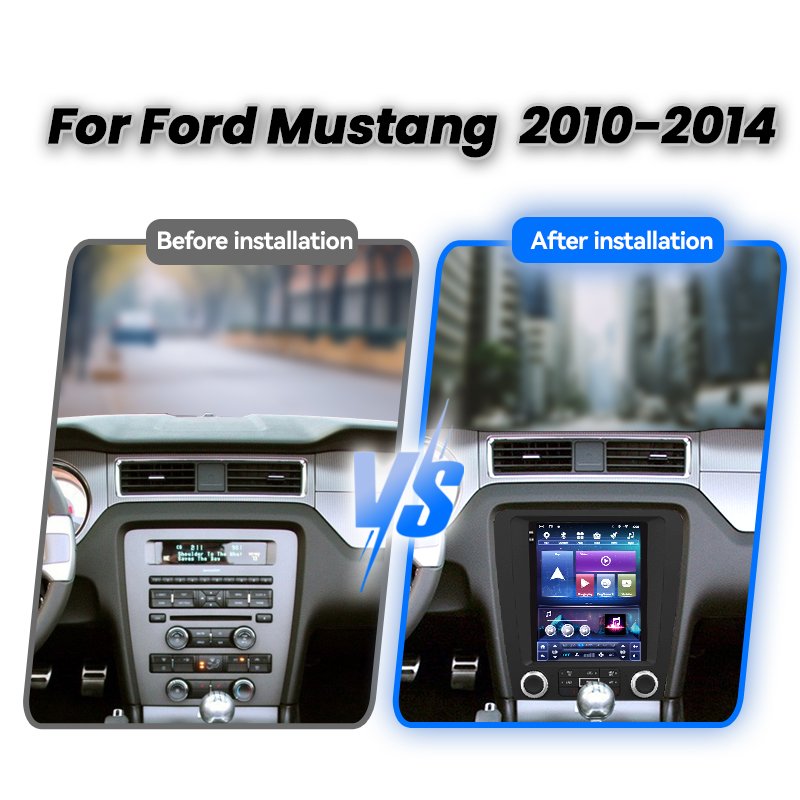 Good Quality 9.7 Inch Android Car Radio Frame for Ford Mustang 2010-2014 Car Dvd Player Fascia Frame