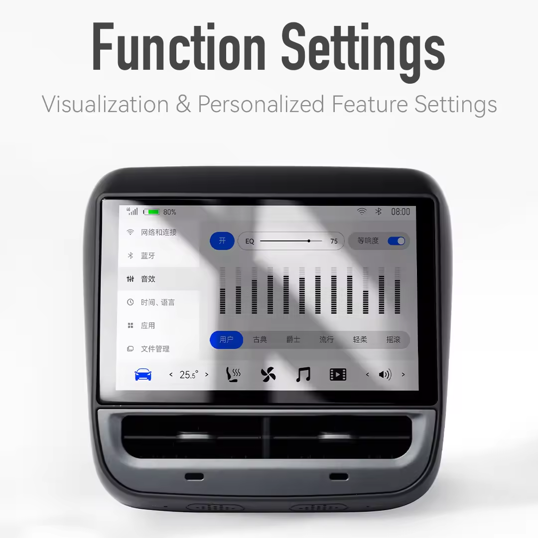 Hot Sale 7''lcd Rear Control Display Entertainment Touch Screen Air Conditioning Control For Tesla Model 3 Y