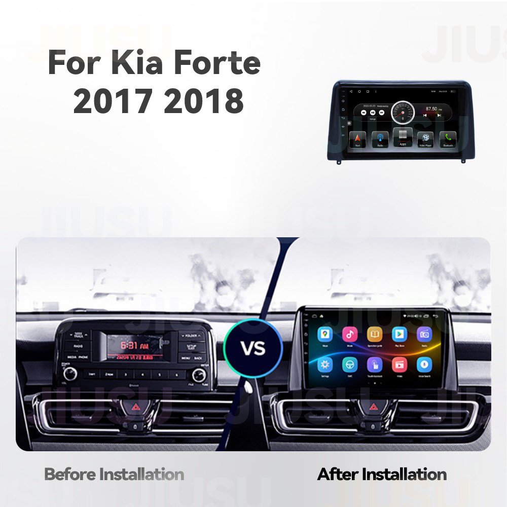 Android 12 Car Radio GPS Navigation DVD Player Stereo Multimedia Audio System for Kia Forte 2017 2018 with Carplay DSP DAB