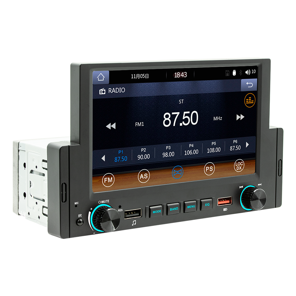 Bestree 2023 new launched auto electronics 6.2inch single 1 din car radio carplay with android auto mirror link carplay car mp5