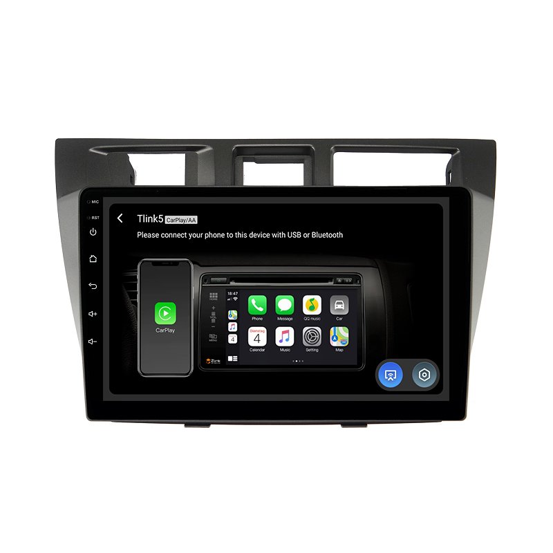 Android 10 WIFI BT GPS FM 9 inch Car Screen for Toyota Mark 2 2000-2007 2+32GB Car Radio DVD Player