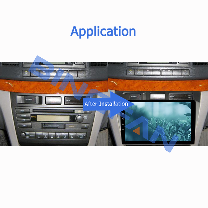 Android 10 WIFI BT GPS FM 9 inch Car Screen for Toyota Mark 2 2000-2007 2+32GB Car Radio DVD Player