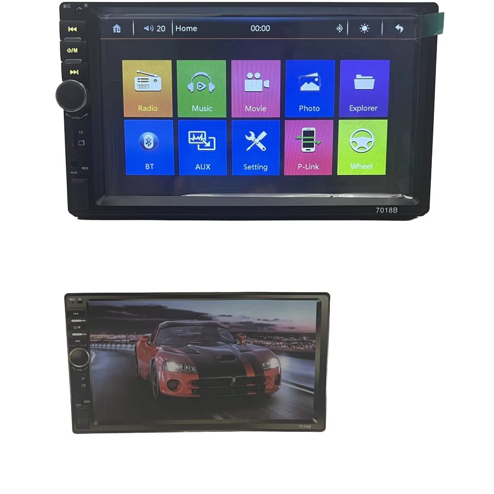 7018B Car DVD radio BT Video Media Player 7 Inch Car MP3 MP4 Player