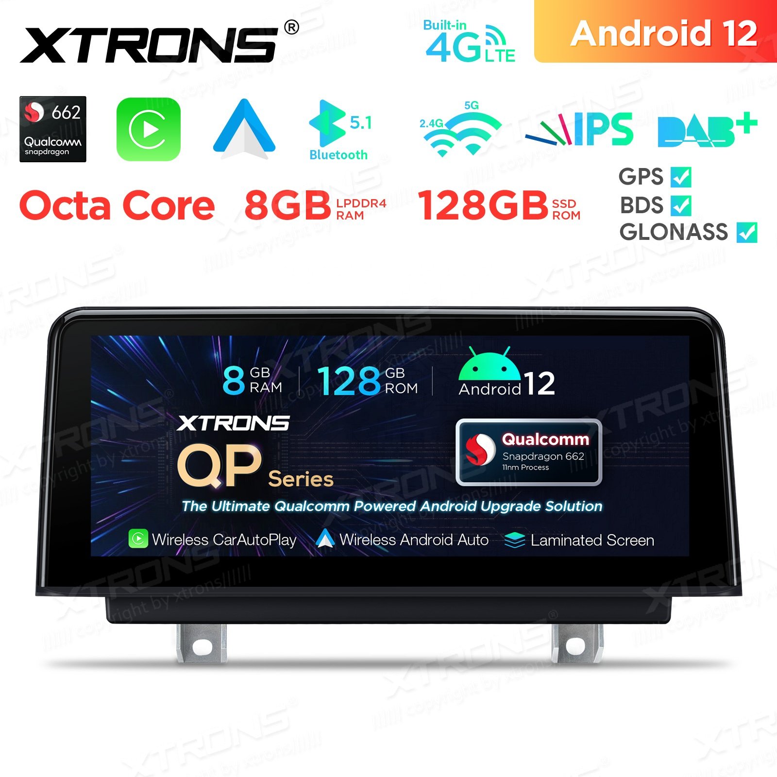 XTRONS Car Audio For BMW 3/4 Series F30 F31 F32 F33 F34 F36 F80 F82 F83 NBT Carplay Android Auto 4G LTE Car Multimedia Player