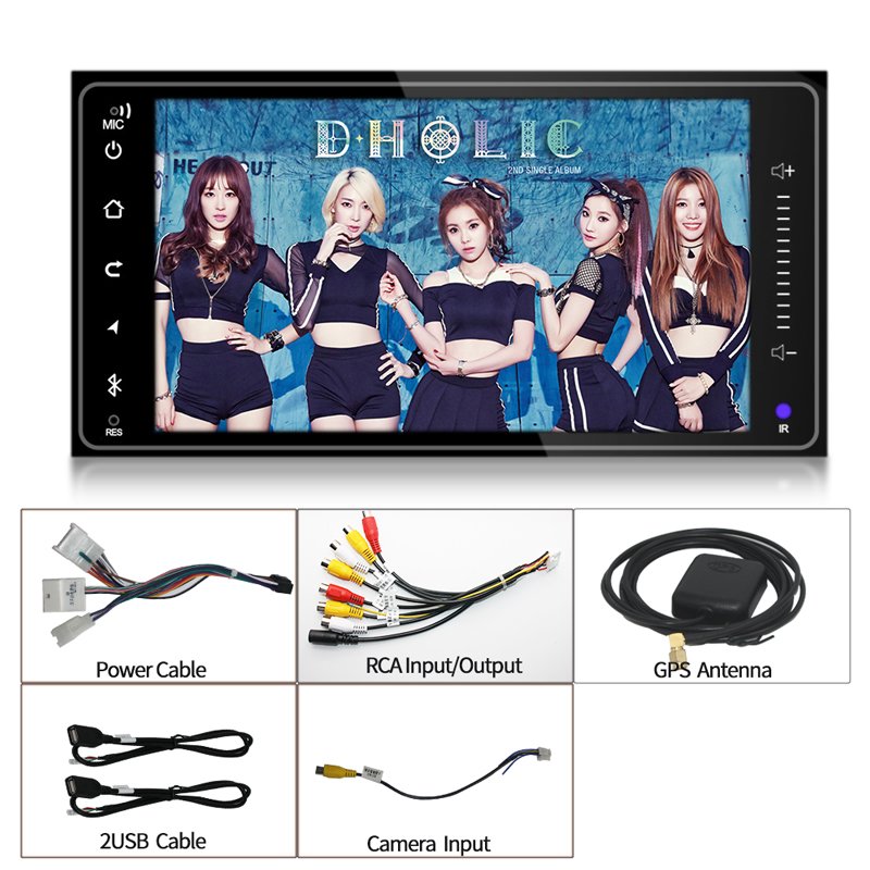 Android 9.1 2 din Car Audio Radio for Toyota Universal BT GPS Mirror Link Car Stereo System Car Multimedia Video DVD Player