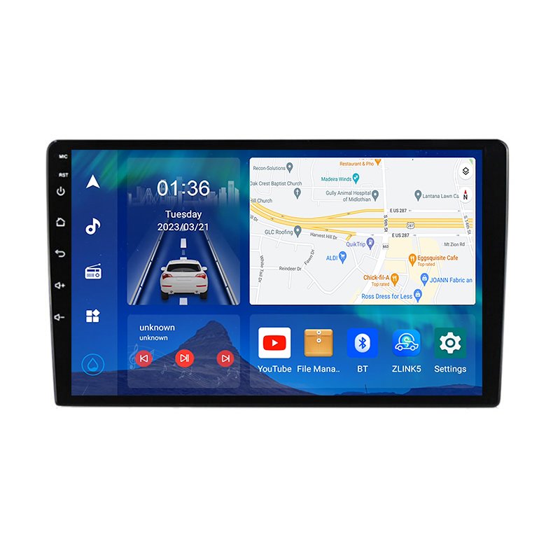 9 inch 2 din car radio Android Car player Radio Stereo Audio Multimedia Player GPS Navigation universal head unit with carplay