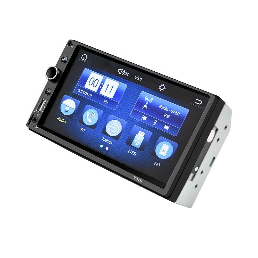 7inch HD Touch Screen BT 2din Audio Car Stereo 7015 7 Inch 2 Din Car Radio MP5 Video Player with CarPlay