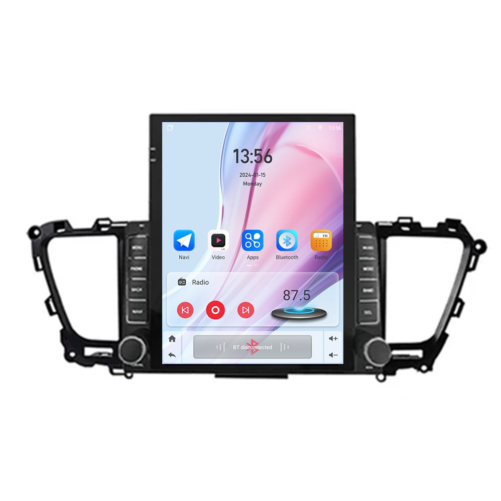 9.7'' Inch Android dvd Car Radio for Kia Carnival YP Sedona 3T 2014-2020 Tesla Vertical Screen Multimedia Stereo with Carplay