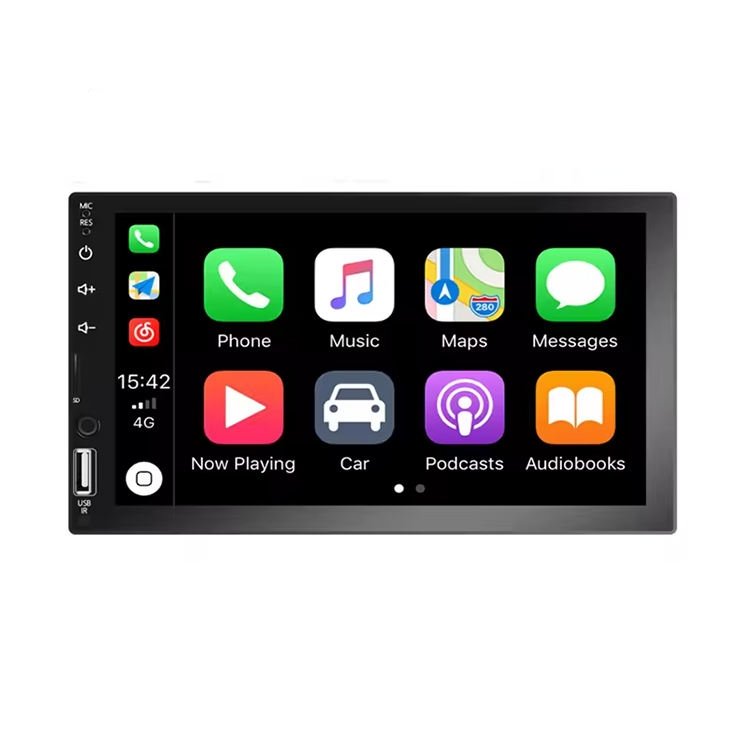 2 Din 7inch Android car radio Touch screen CarPlay BT GPS Wifi FM DVR Universal Android auto Car Radio Multi Screen Display