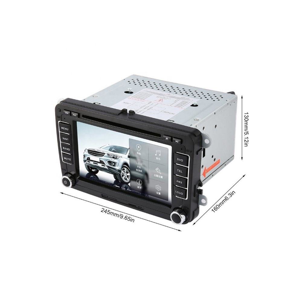 CUSP 7 Inch 2din AM+FM Radio Tuner Audio For V/W dashboard Car BT DVD GPS Navigation Multimedia Player radio
