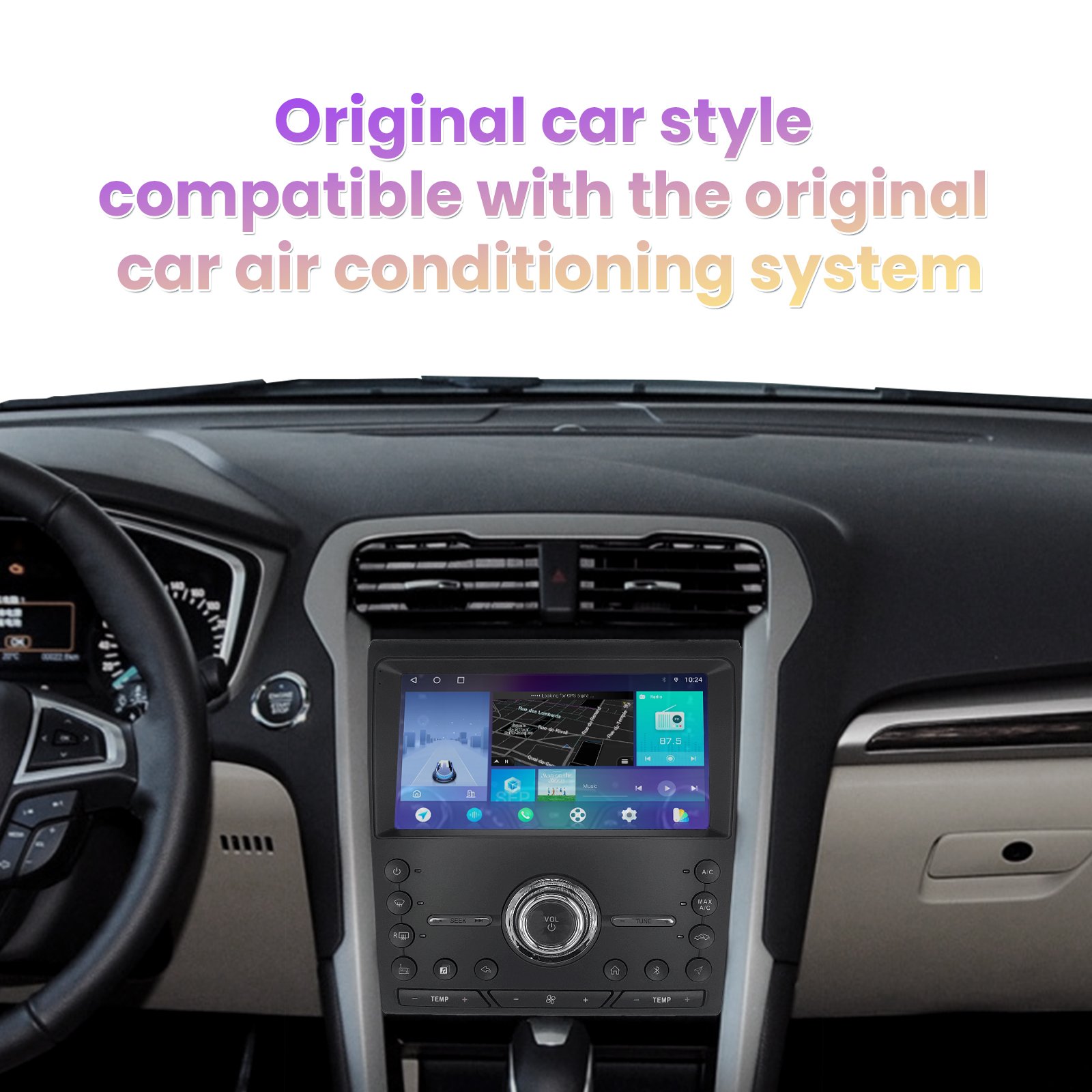 2+32g 8Core 5GWifi Ford Fusion GPS Navigation Car Stereo Car Radio Android12 For Ford Fusion 2013-2019 Car Dvd Player