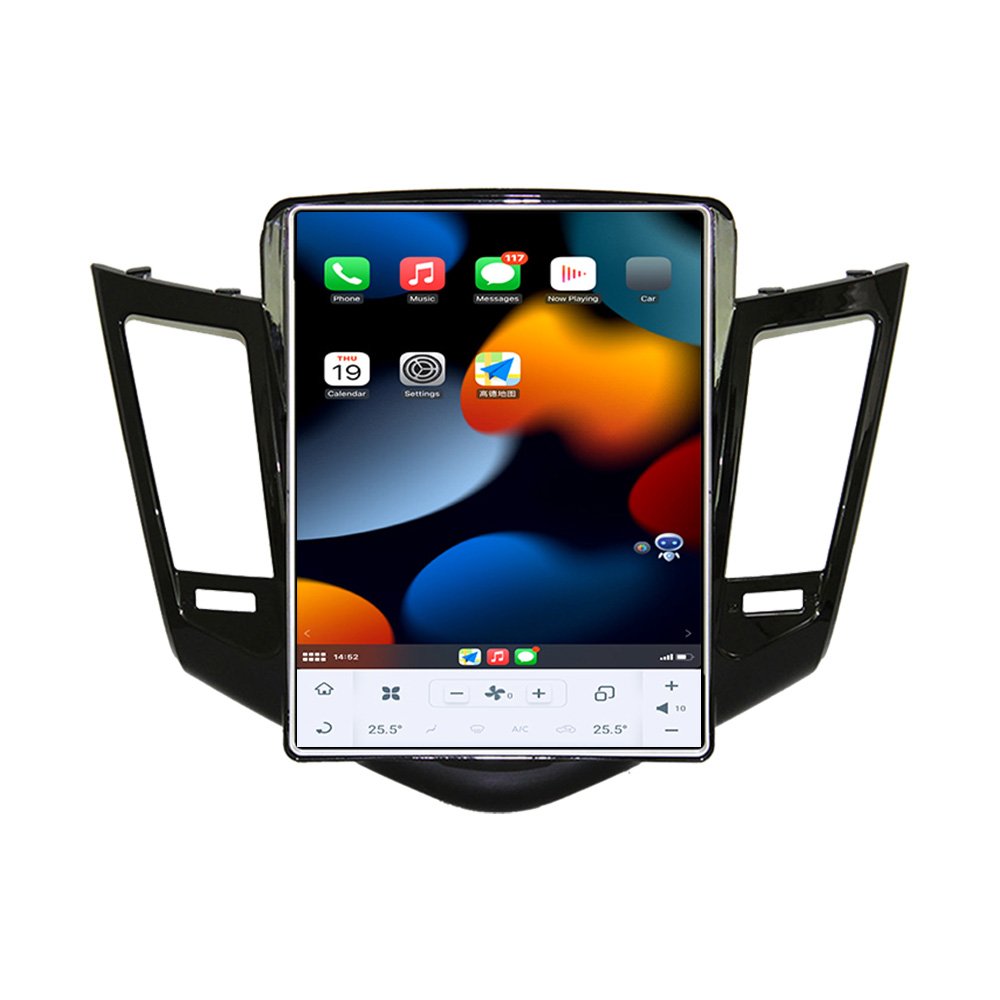 13.3" Android Touch Vertical Tesla Style Screen Car Radio Stereo Video GPS Headunit Carplay For Chevrolet Cruze 2009-2013