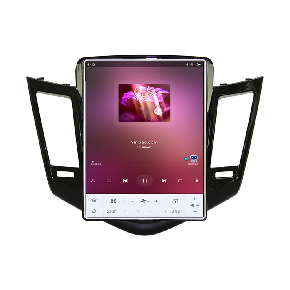 13.3" Android Touch Vertical Tesla Style Screen Car Radio Stereo Video GPS Headunit Carplay For Chevrolet Cruze 2009-2013