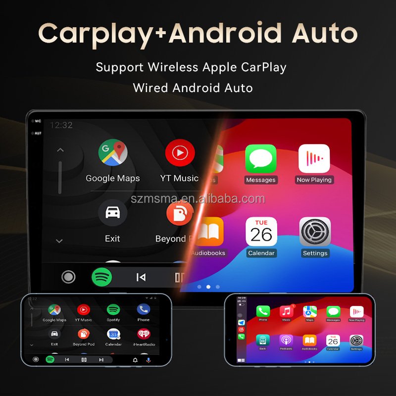 Maisimei factory car audio system android touch radio 9'' suitable for TOYOTA MARK II 2005 wireless carplay/Android auto