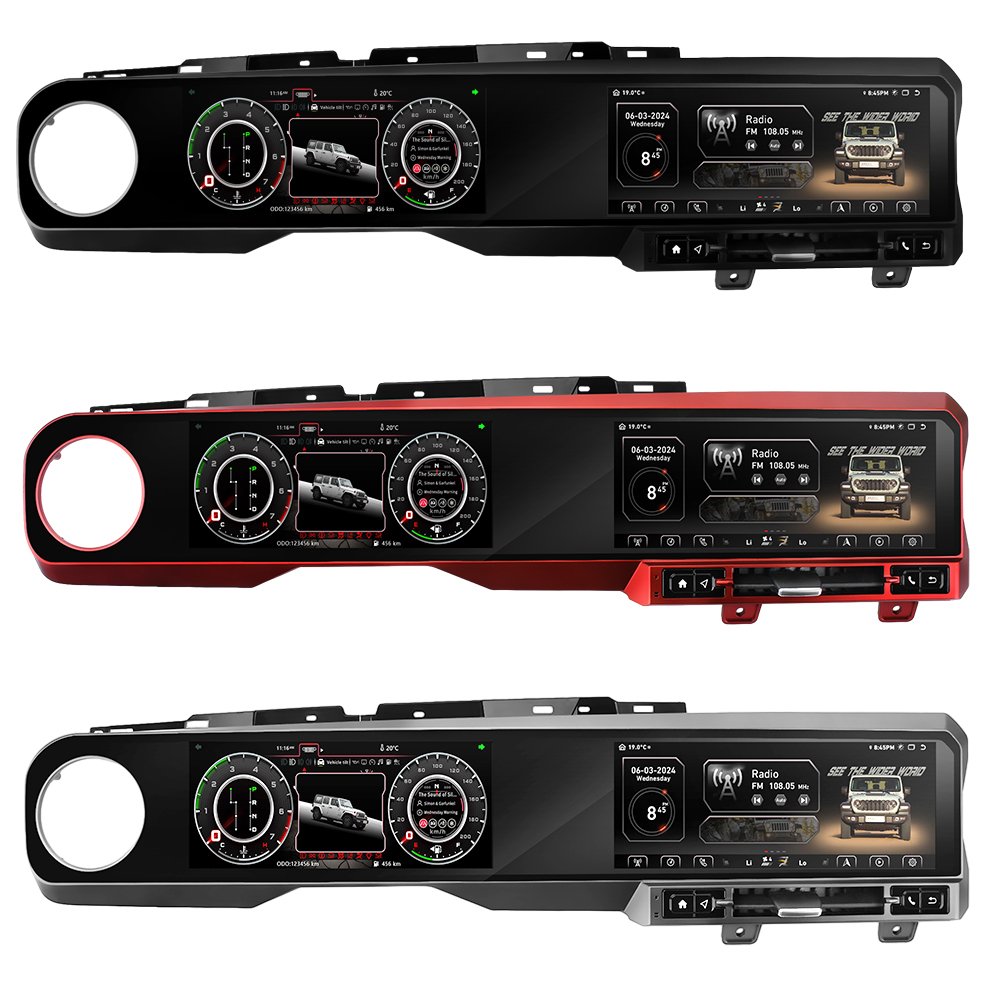 New Generation Digital Cluster For Jeep Wrangler JL Gladiator 2018-2023 Car Radio GPS Navigation