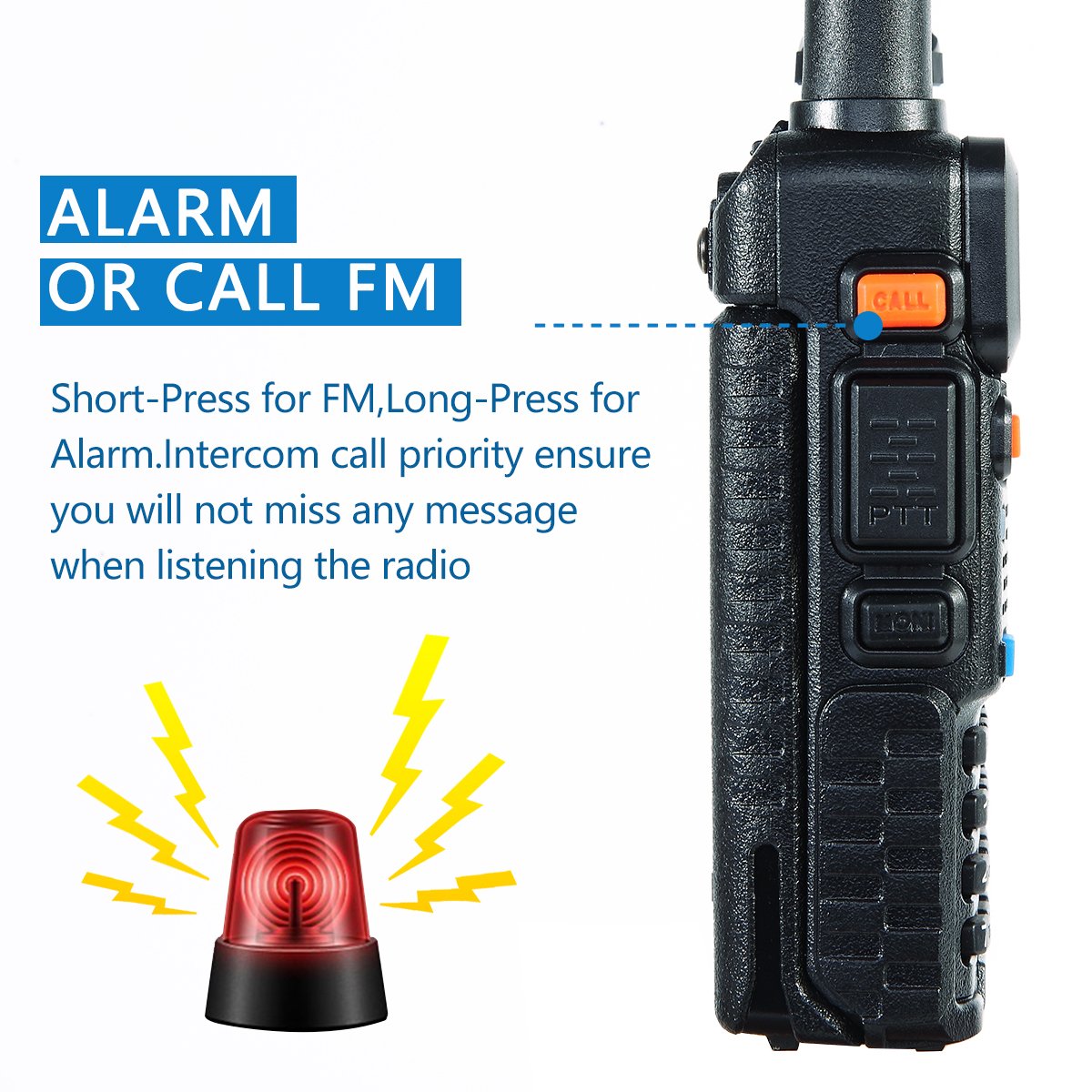 Baofeng UV-5R Walkie Talkie 5W Portable Ham CB Radio Dual Band VHF/UHF FM Transceiver Two Way Radio Hunting UV-82 UV-9R Plus
