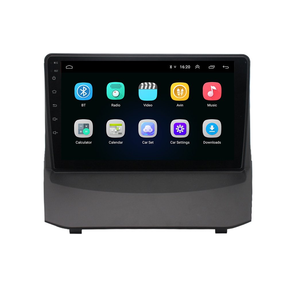 All-In-One Ford Fiesta Dashboard GPS Navigation Player IPS Screen Reverse Image USB Connection CarPlay 2 Din Stereo Car Radio