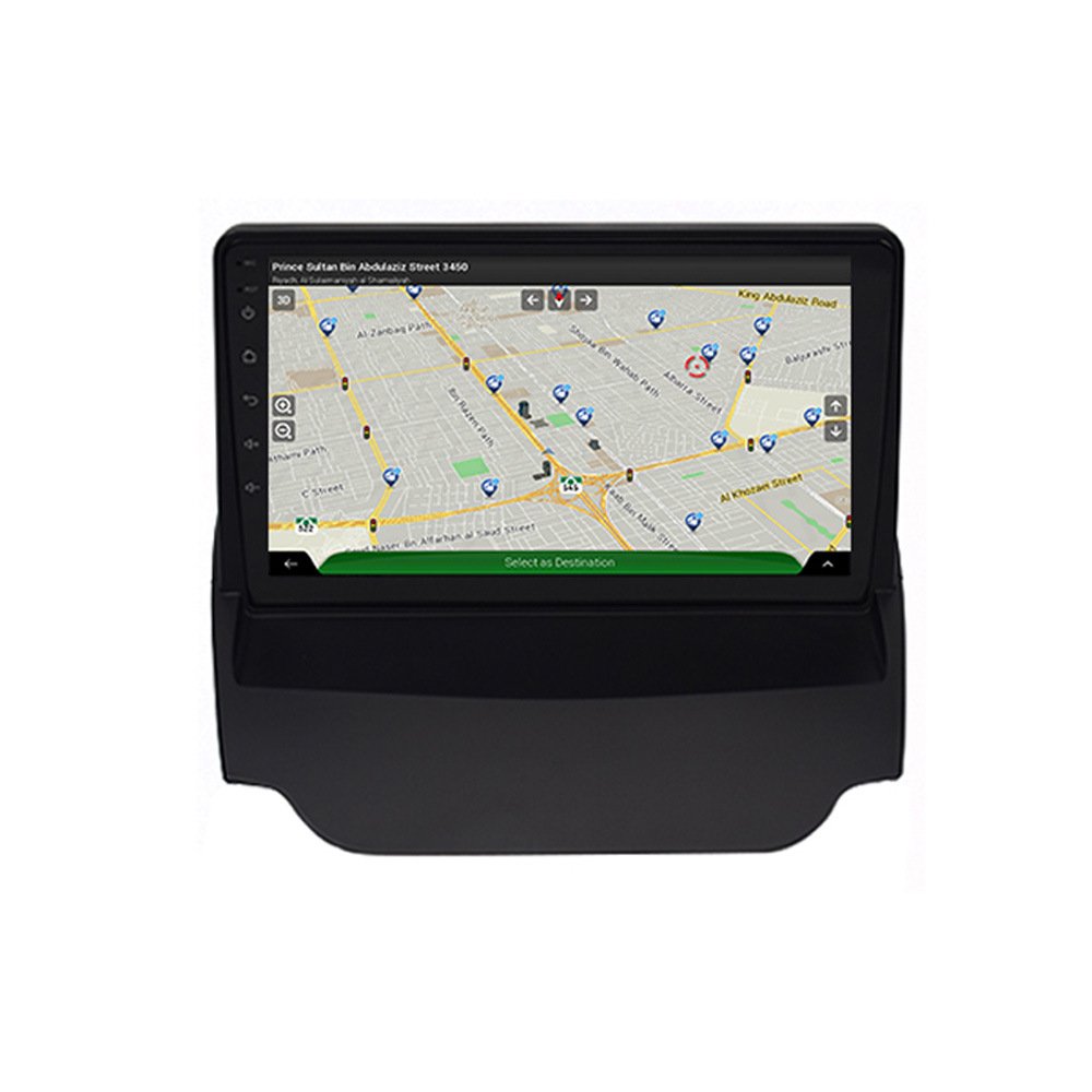 All-In-One Ford Fiesta Dashboard GPS Navigation Player IPS Screen Reverse Image USB Connection CarPlay 2 Din Stereo Car Radio