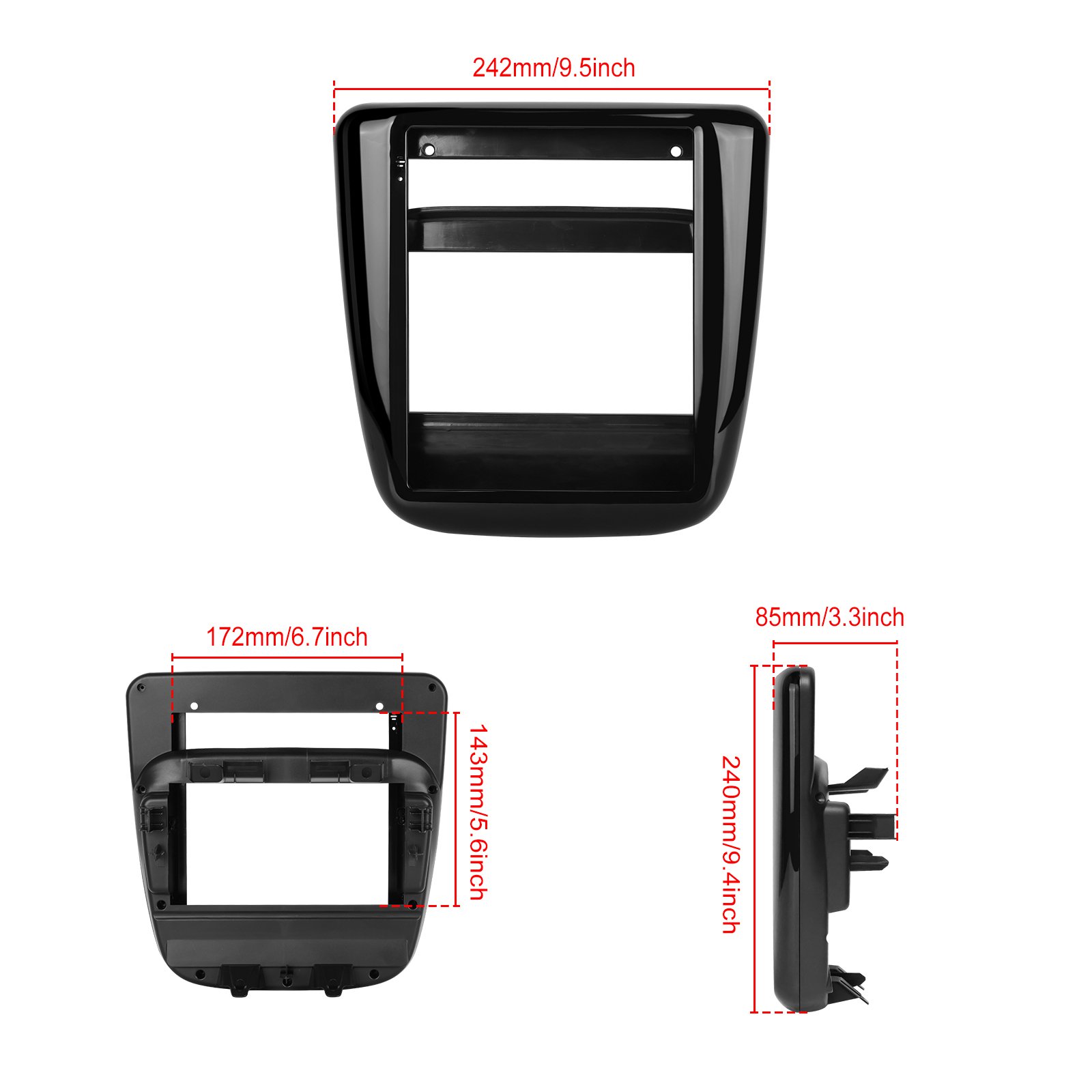 Podofo Android Car Radio 9.7Inch Car Stereo Frame For Chevrolet Malibu XL 2012-2018 Carplay Android Auto GPS WiFi FM RDS BT