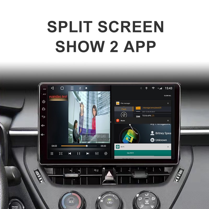 Android Car Stereo Double Din 9 & 10.1 Inch Touch Screen 2 Din Car Radio Video Autoradio GPS Navigation WIFI FM