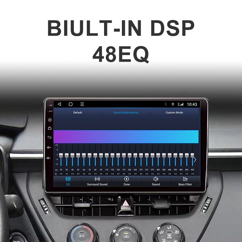 Android Car Stereo Double Din 9 & 10.1 Inch Touch Screen 2 Din Car Radio Video Autoradio GPS Navigation WIFI FM