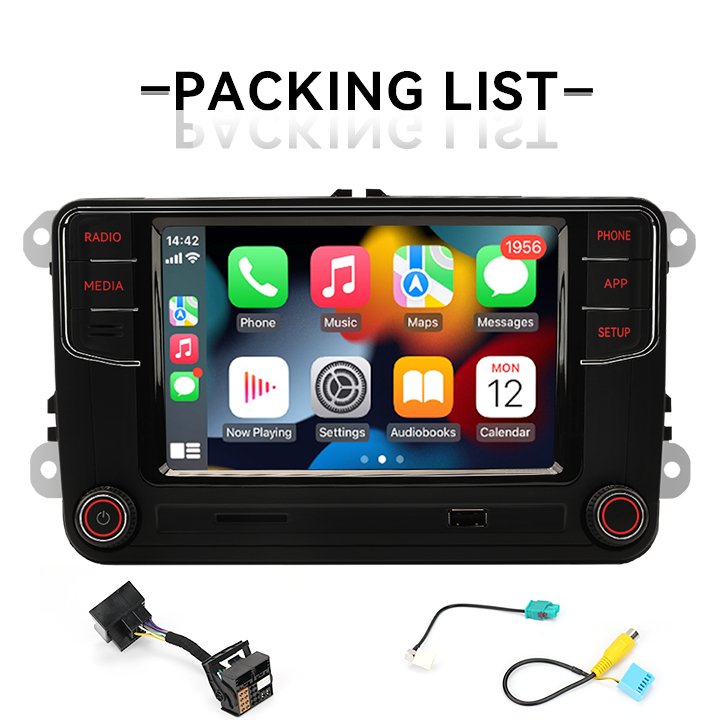 6.5 inch Car Radios 360 Android auto Carplay PRO Mp5 Player Adroid 1 2 din Radio For Fiat Ducato Ford