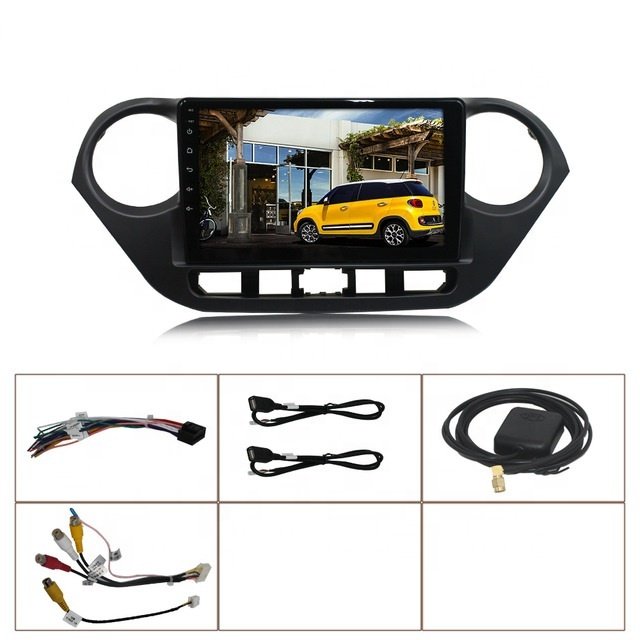 XinYoo In car DVD player for hyundai i10 Android GPS WIFI USB Steer wheel control Car radio GPS MP5 Player Car audio player