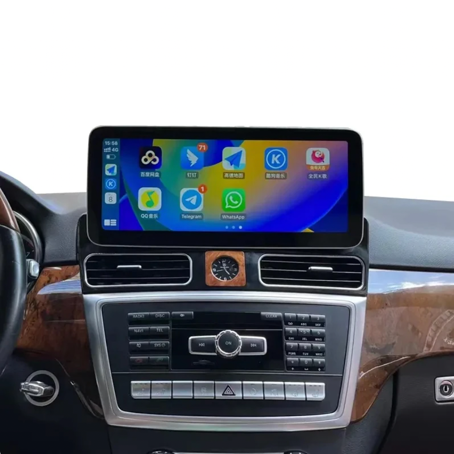 The New 12.3inch 8core android 13 car gps navigation multimedia player for Mercedes Benz ML GL Class W166 X166 2013-2015 NTG4.5