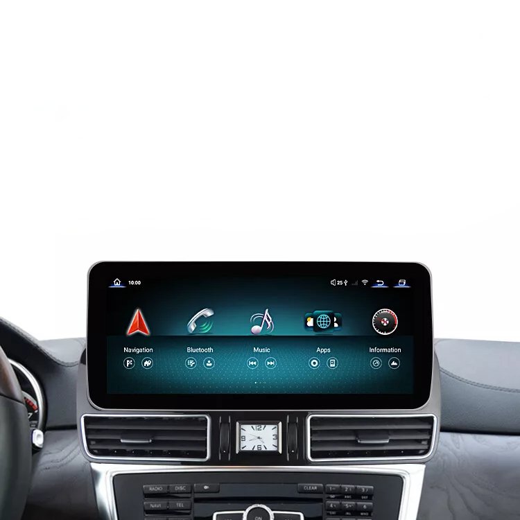 The New 12.3inch 8core android 13 car gps navigation multimedia player for Mercedes Benz ML GL Class W166 X166 2013-2015 NTG4.5