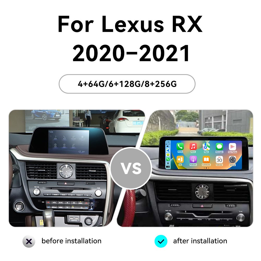 Autostereo 12.3 inch Android 13 For Lexus RX 2020-2021 Car Radio GPS Navigation Head Unit GPS Multimedia Player Audio Stereo