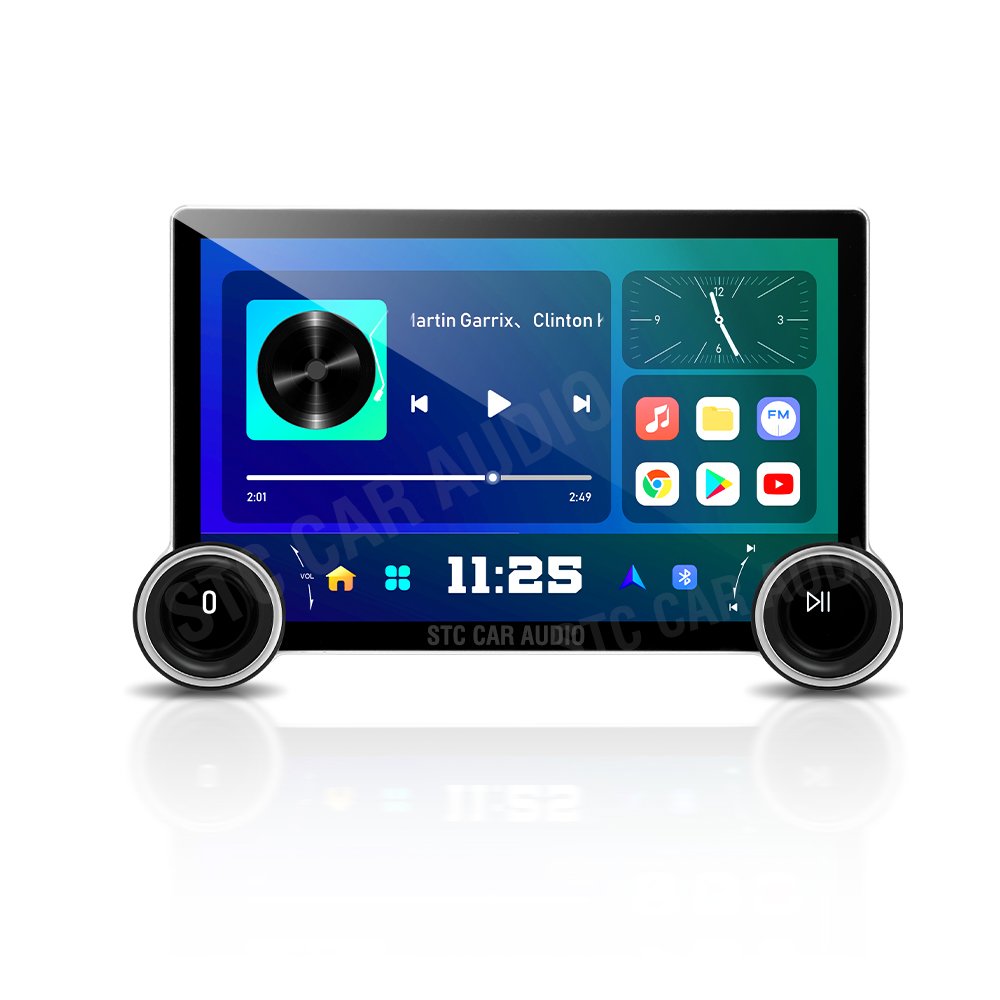 11.8 Inch Android Diamond Carplay 2K QLED Screen GPS Radio Dual knobs with Reversing Aid Combination 10 Inch 2K Car Player