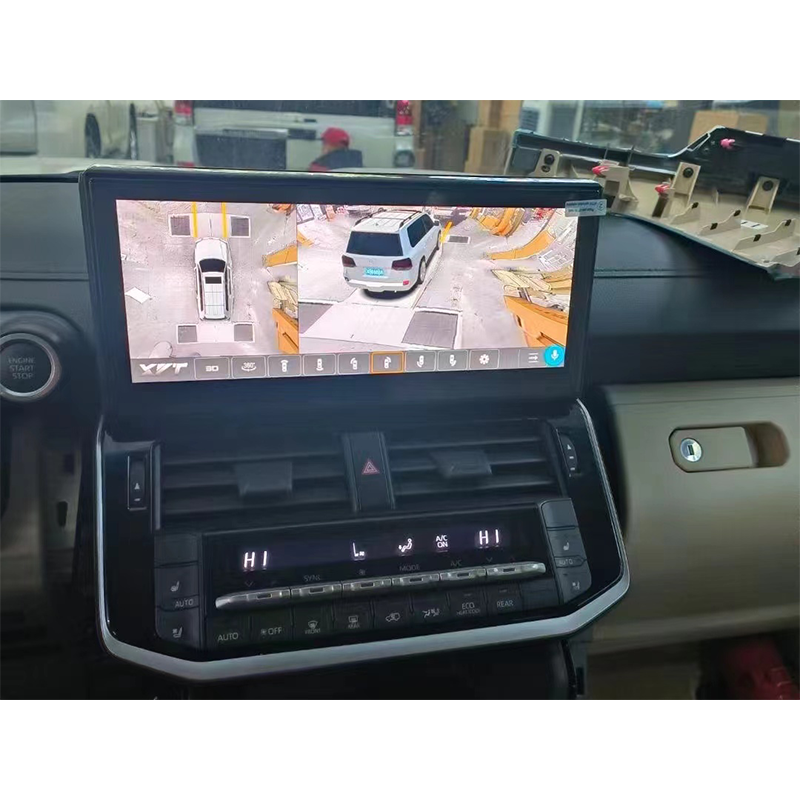 hot sale 12.3inch android car radio for Toyota Land Cruiser LC300 2021 2022 double din car stereo with car play