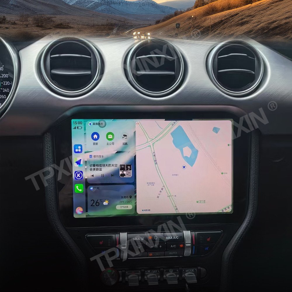For Ford Mustang 2013-2018 Android 13 Car Radio Auto Stereo Carplay Multimedia Player GPS Video Navigation Wireless HD DSP