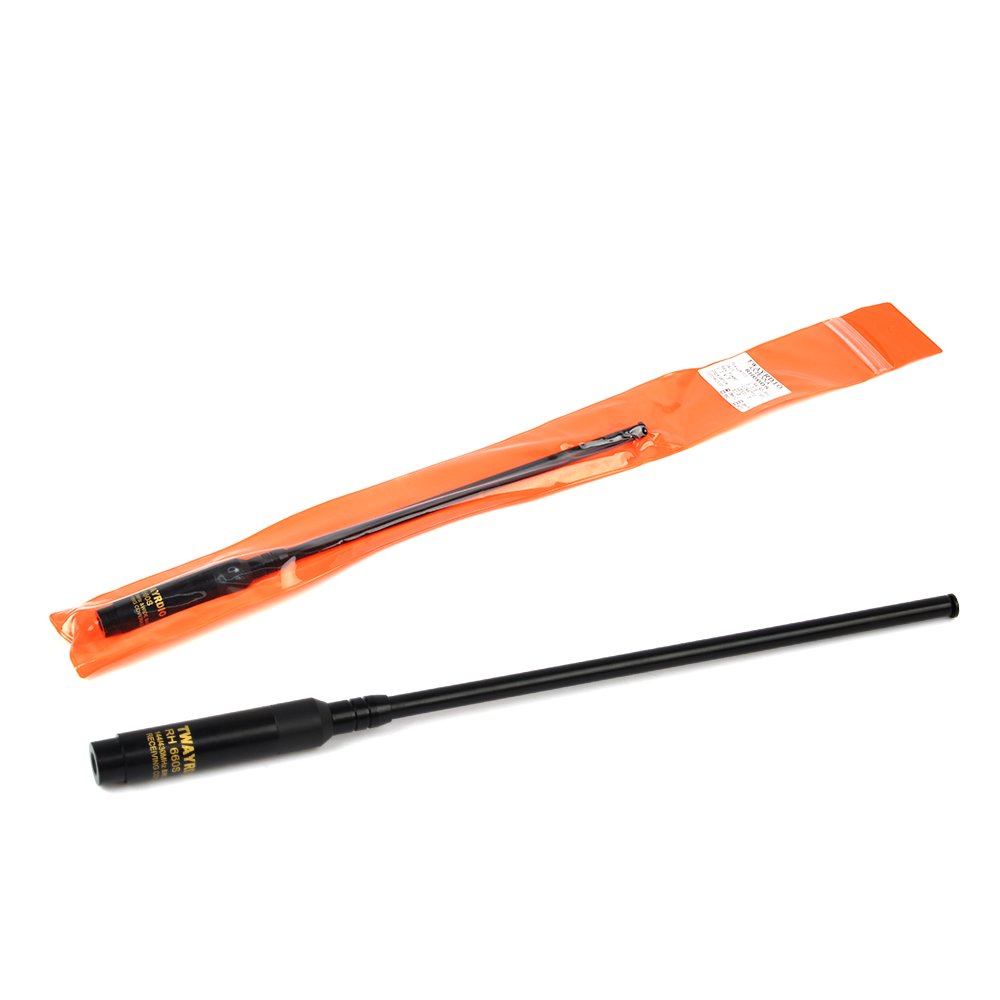 VHF UHF SMA-Male Telescopic Radio Antenna for Handheld/Portable Dual Band Walkie Talkie Ham Radio Transceiver