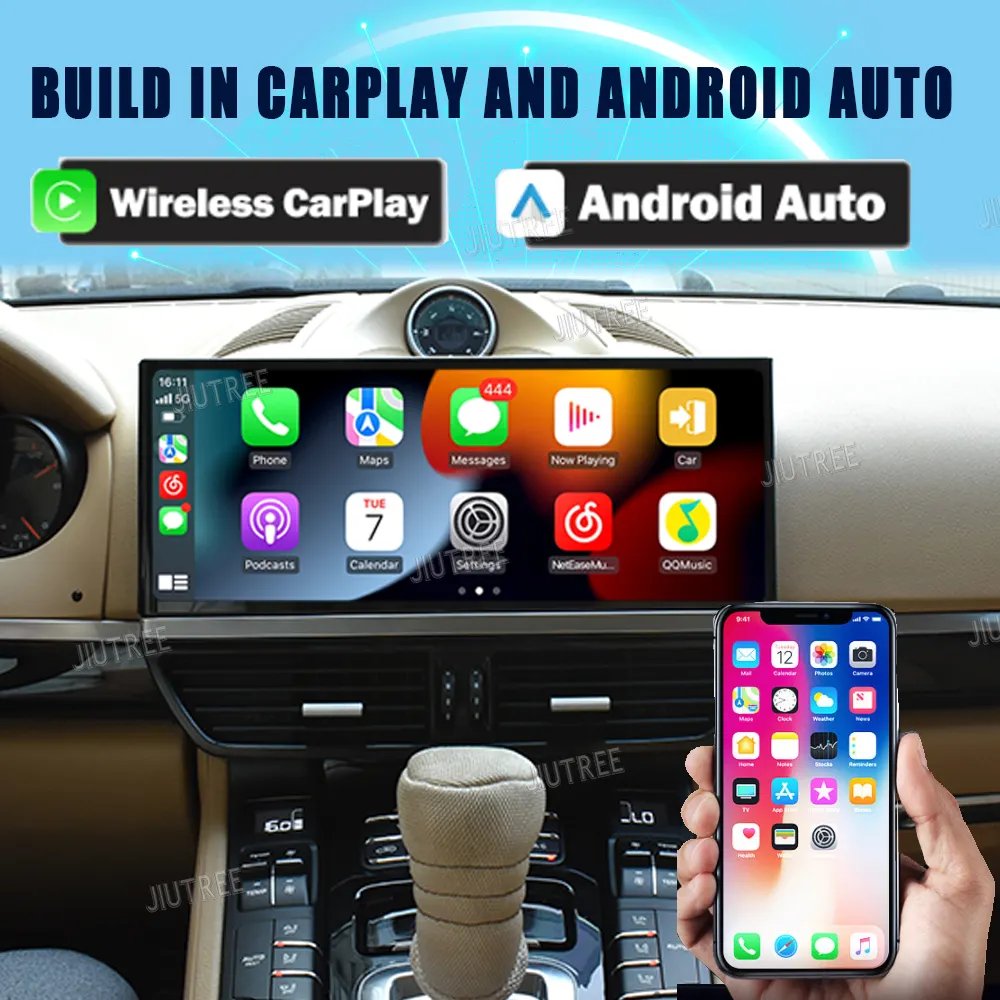 12.3 Inch Android Car Stereo Radio For Porsche Cayenne 2011-2017 GPS Navigation Multimedia Player WIFI Carplay Head Unit carplay