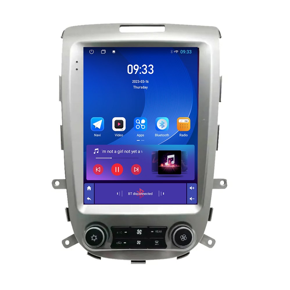 2Din Car Radio Android for HYUNDAI SANTAFE 2006-2012 2 Speaker Stereo Navigation 9.7" Carplay Multimedia Head Unit