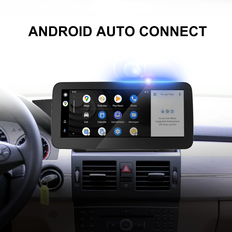 10.25" Android13 car dvd player touch screen car radio stereo navigation for Mercedes Benz GLK X204 2009-2012 NTG4.0