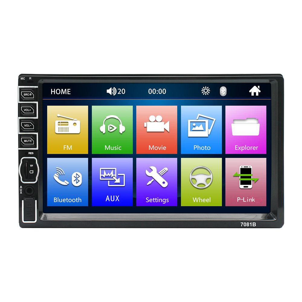 Universal 1Din 7 Inch Car Radio MP5 Multimedia Player Auto Radio Car Stereo Headunit With BT Remote Control Car Mp5 Dvd Player