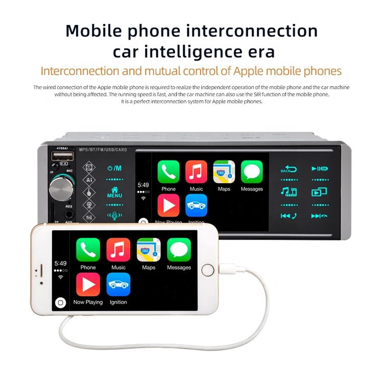 Jmance 4Inch Car Stereo And Audio Single Din MP5 With Usb Aux Steering Wheel Control 1 Din Car Autoradio Car Radio