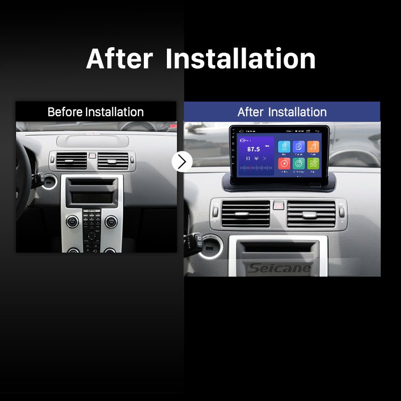 9 inch Android 11.0 For 2006-2012 VOLVO S40 2006-2013 C30 2004-2010 C70 V50 Touchscreen Radio GPS Navigation