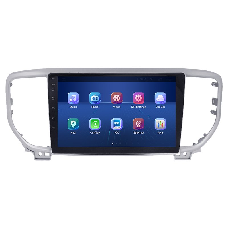 4+64GB Android 10 8 Core 9" Car Radio Stereo with GPS for KIA sportage KX5 2018 2019 Car Audio System GPS Navigation