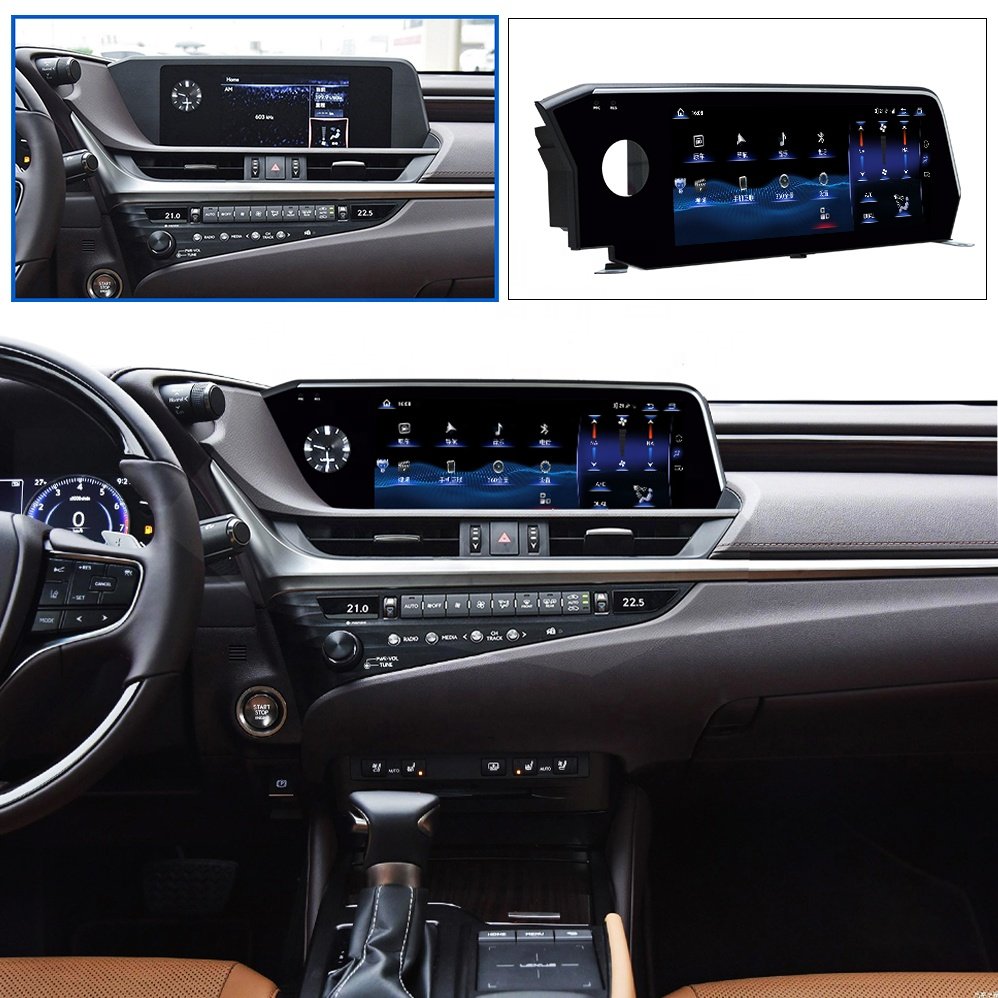Qualcomm Android 14 Screen For Lexus ES 2018-2021 GPS Navigation Car Radio multimedia Player Carplay head unit