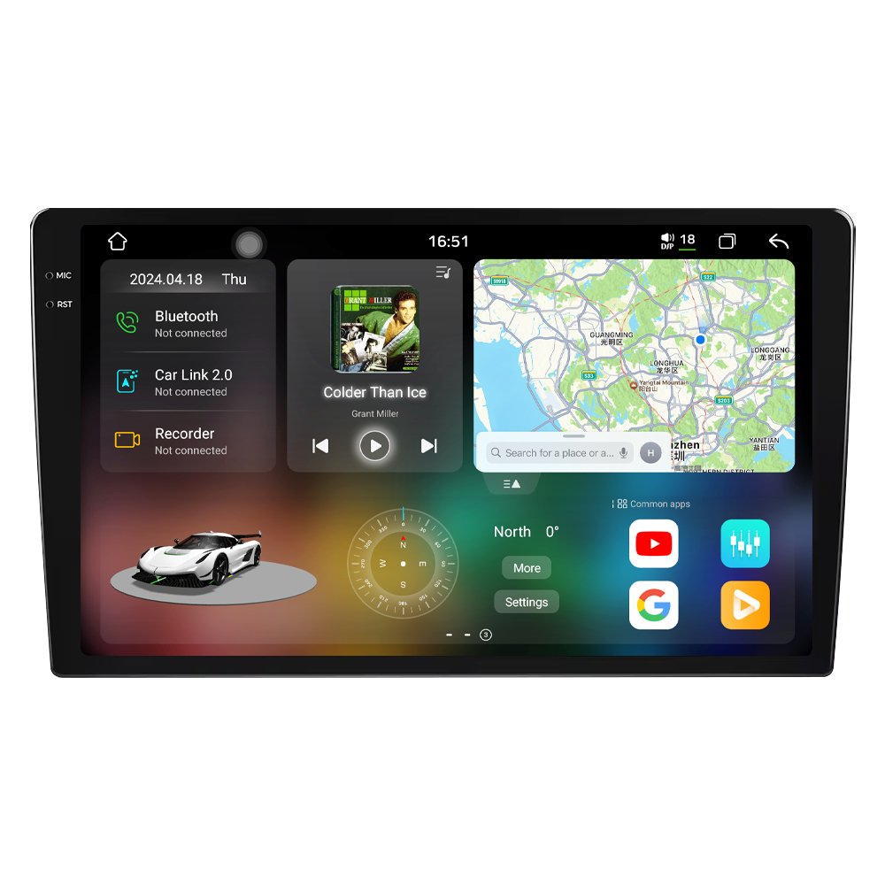 UIS7870 2K Android 13 Car Radio Universal 9.5/10.33 Inch 2000*1000 Touch Screen Auto Stereo Video Player Multimedia System