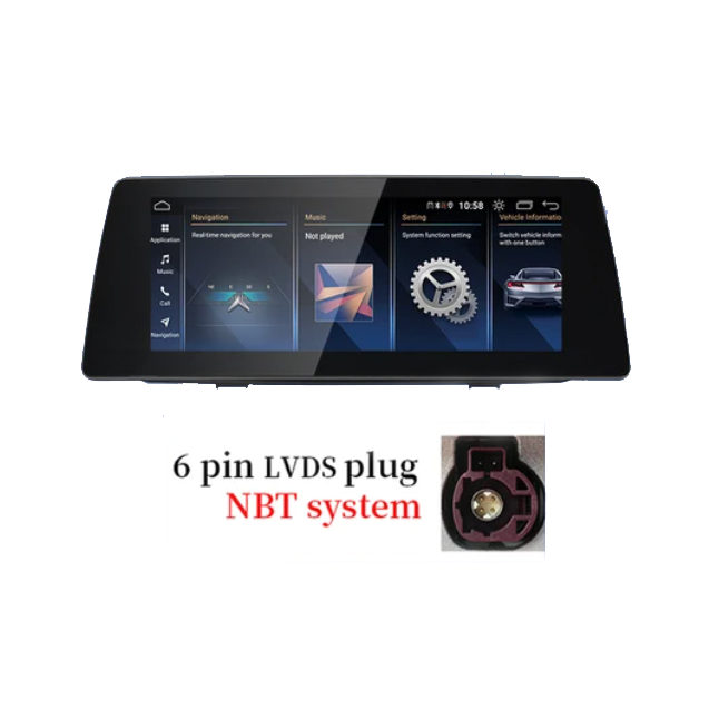 Android 13 4gb+64gb 10.25inch car radio multimedia gps stereo radio For BMW 2 Series F45 F46 F87 2013-2018 NBT
