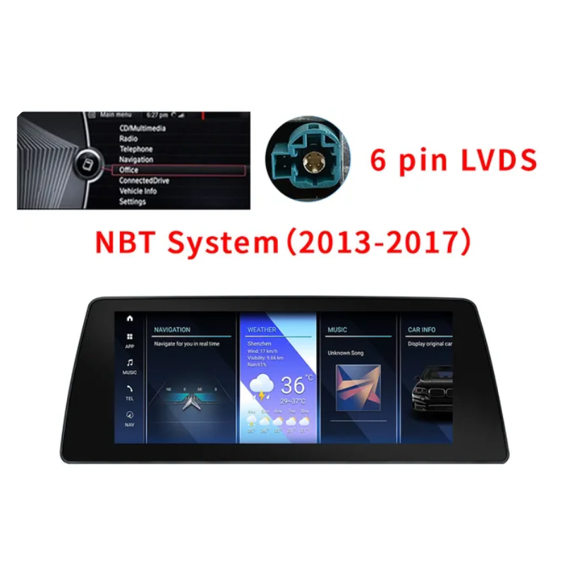 Android 13 4gb+64gb 10.25inch car radio multimedia gps stereo radio For BMW 2 Series F45 F46 F87 2013-2018 NBT