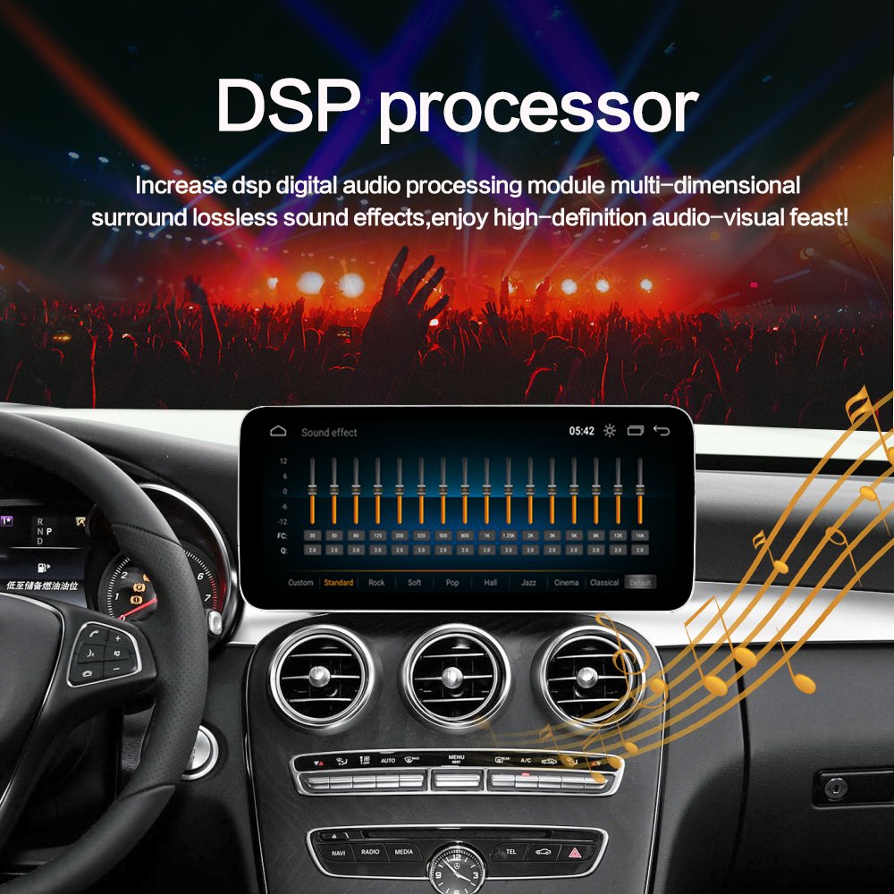 10.25-inch Android 13 touch screen AUTO CarPlay for Mercedes Benz s205 W205 W447 2008 2014 2015 in car GPS Bluetooth 4GSIM