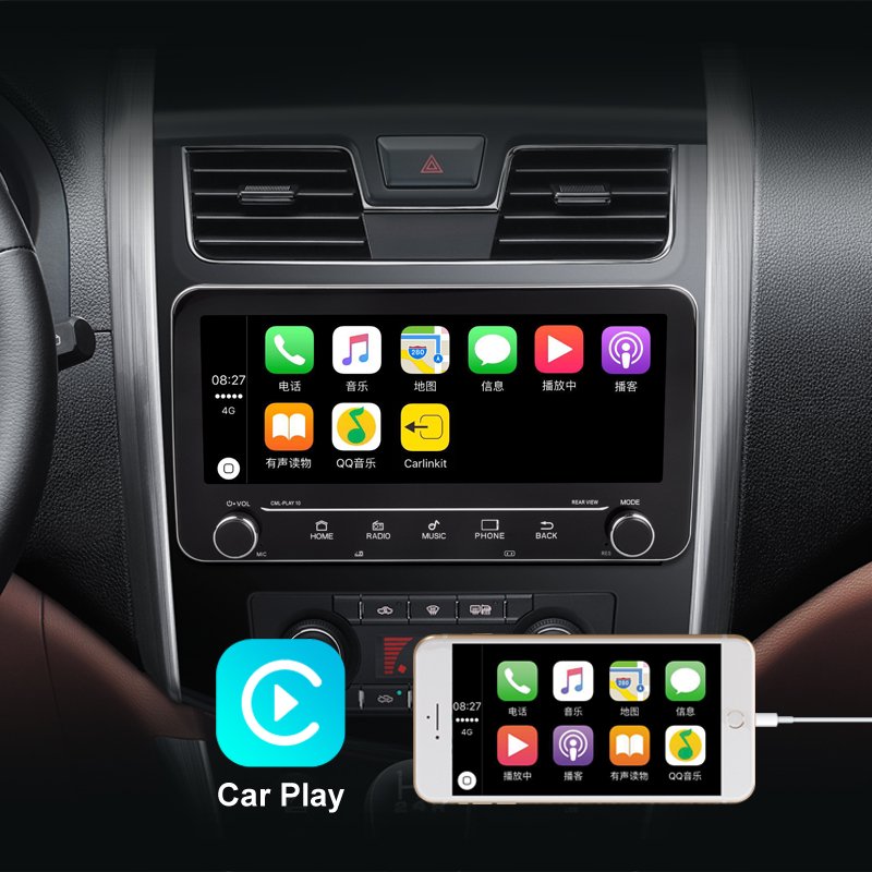 10.25'' Car Radio 2Din Car Radio Audio CarPlay Stereo Wifi BT FM Radio With floating frame MP5 Player