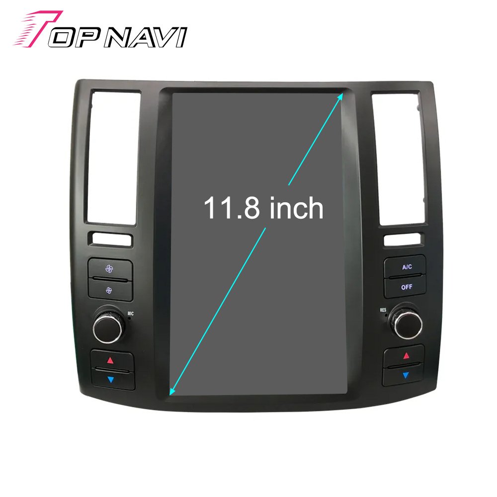 Android12 Carplay For Infiniti Fx35 FX45 2004 - 2008 Tesla Car Radio 1 Din Multimedia Player Auto Touch Screen Stereo Head Unit