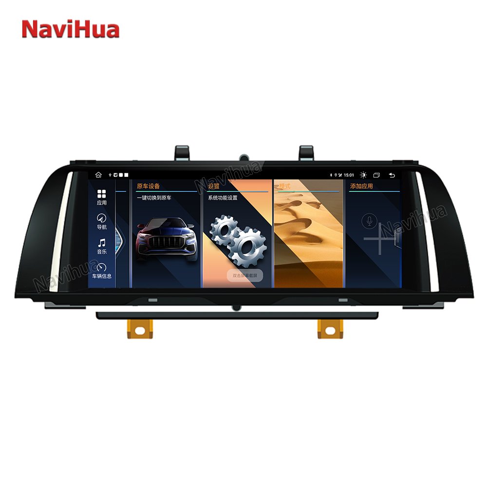 Navihua Stereo Android Auto Radio For BMW 5 Series F10 F11 2011-2017 With CIC NBT Multimedia Video Player Navigation Carplay